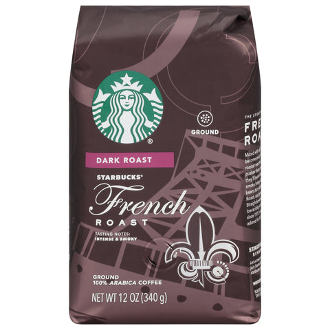 Starbucks Ground French Roast - 12 OZ 6 Pack