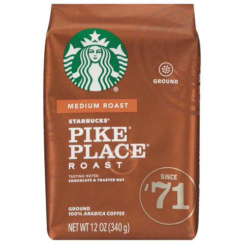 Starbucks Ground Pike Place - 12 OZ 6 Pack
