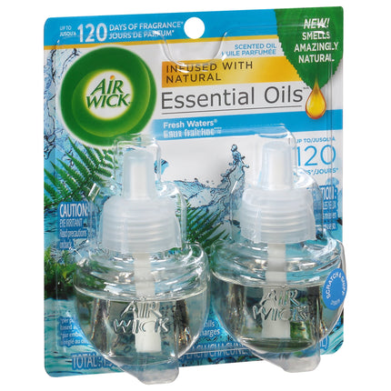 Airwick Scented Oil Fresh Water 2Pk - 1.34 FZ 6 Pack