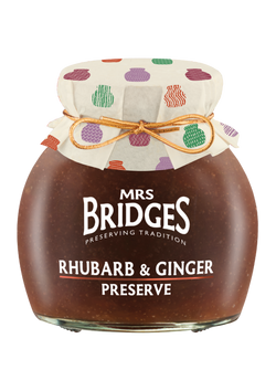 Mrs Bridges Rhubarb and Ginger Preserve - 12 OZ 6 Pack