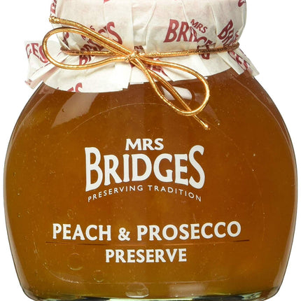 Mrs Bridges Peach & Prosecco Preserve - 12 OZ 6 Pack