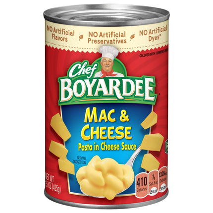 Chef Boyardee Macaroni & Cheese - 15 OZ 24 Pack