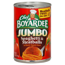 Chef Boyardee Jumbo Spaghetti & Meatballs - 14.5 OZ 12 Pack