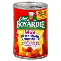 Chef Boyardee Mini Shells & Meatballs - 14.75 OZ 24 Pack