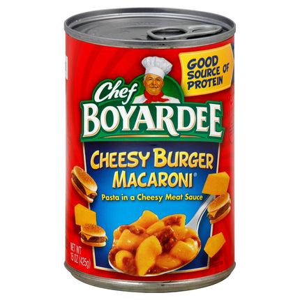 Chef Boyardee Cheesy Burger Macaroni - 15 OZ 12 Pack