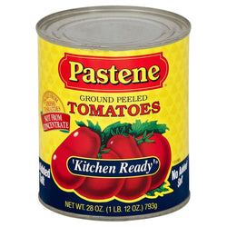 Pastene Tomatoes No Salt Kitchen Ready - 28 OZ 12 Pack