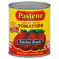 Pastene Tomatoes Chunky Kitchen Ready - 28 OZ 12 Pack