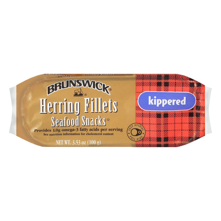 Brunswick Snacks Seafood Kippered - 3.53 OZ 18 Pack