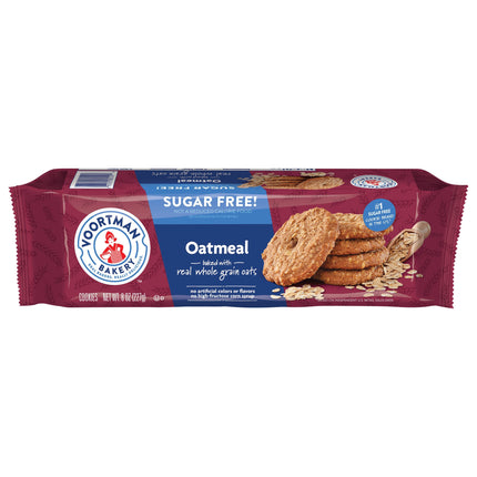 Voortman Bakery Sugar Free Oatmeal Cookies - 8 OZ 12 Pack