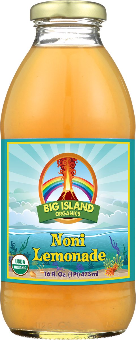 Big Island Organics Noni Lemonade - 16 FL OZ 12 Pack