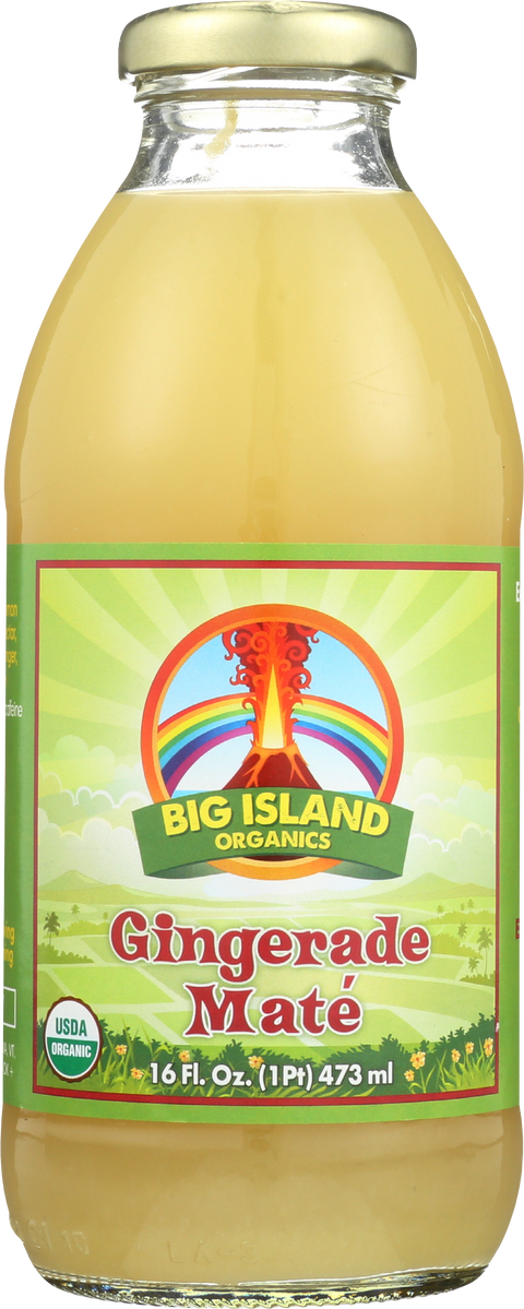 Big Island Organics Gingerade Mate - 16 FL OZ 12 Pack