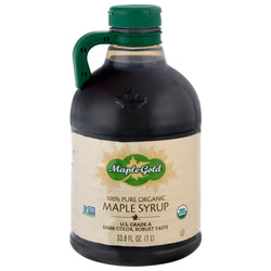 Maple Gold Organic Maple Syrup - 33.8 FZ 6 Pack