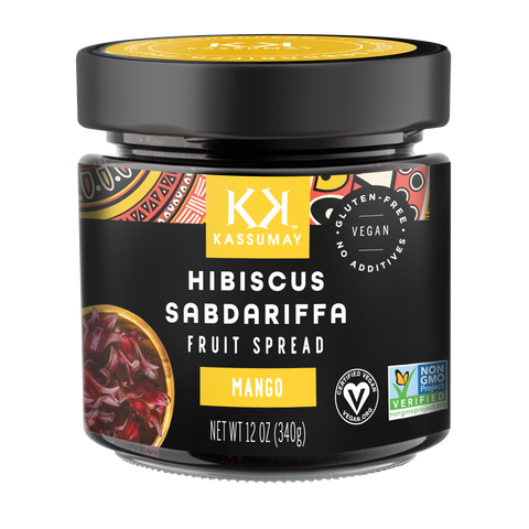 Kassumay Hibiscus Flower (Sabdariffa) & MANGO Fruit Spread - 12 OZ 6 Pack