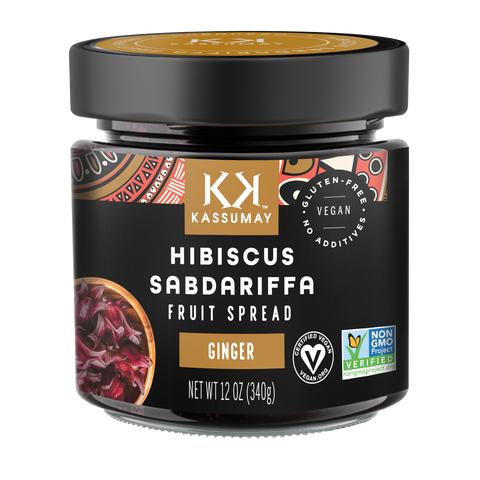 Kassumay Hibiscus Flower (Sabdariffa) & Ginger Fruit Spread - 12 OZ 6 Pack