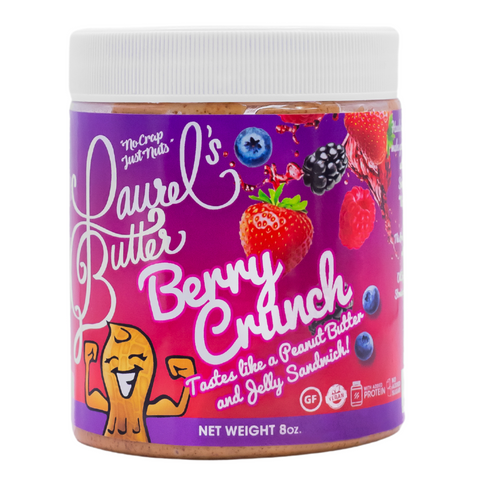 Laurel's Butter Berry Crunch Butter - 8 OZ 12 Pack
