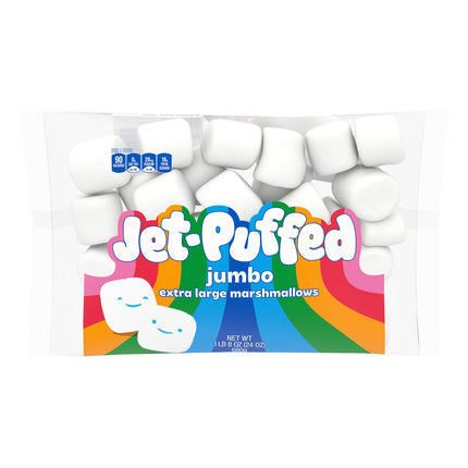 Jet Puffed Marshmallows Jumbomallows - 24 OZ 8 Pack