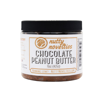 Nutty Novelties Chocolate Peanut Butter - 15 OZ 12 Pack
