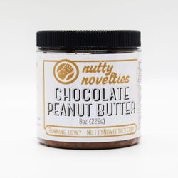 Nutty Novelties Chocolate Peanut Butter - 8 OZ 12 Pack