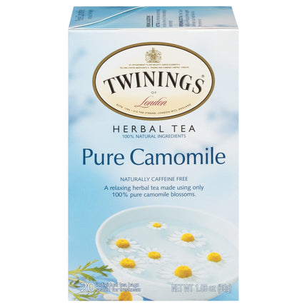 Twinings Pure Chamomile Herbal Tea - 20 CT 6 Pack