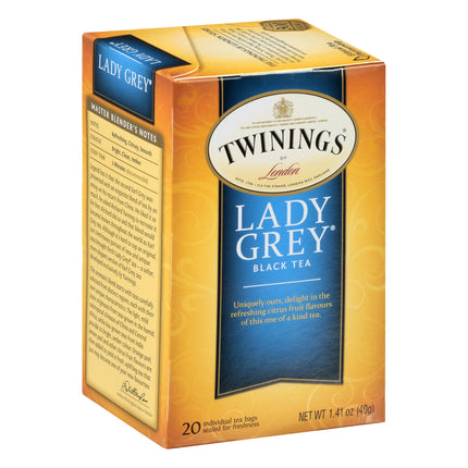 Twinings Lady Grey Black Tea - 20 CT 6 Pack