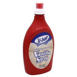 Fox's U-Bet Vanilla Flavor Syrup - 20 OZ 12 Pack