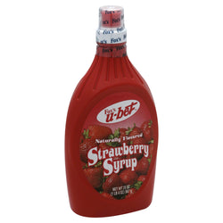 Fox's U-Bet Strawberry Flavor Syrup - 20 OZ 12 Pack