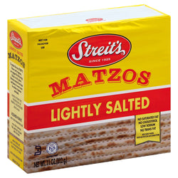 Streit's Lightly Salted Matzo - 11 OZ 12 Pack