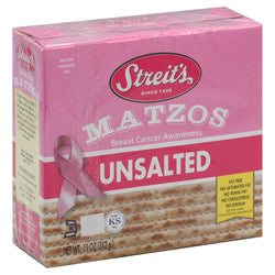 Streit's Unsalted Matzo - 11 OZ 12 Pack