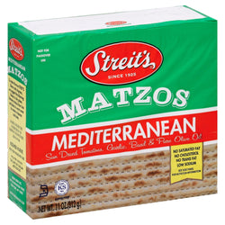Streit's Mediterranean Matzo - 11 OZ 12 Pack