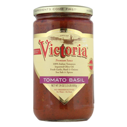 Victoria Tomato Basil Sauce - 24 OZ 6 Pack