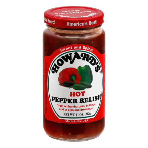 Howard's Hot Pepper Relish - 11 OZ 12 Pack