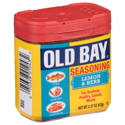 Old Bay With Lemon & Herb Seasoning - 2.37 OZ 12 Pack