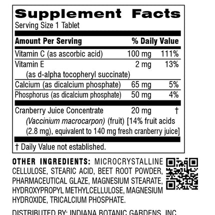 Botanic Choice CRANBERRY CONCENTRATE 140 mg. - 100 CT 12 Pack