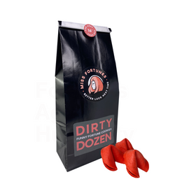 Miss Fortunes The Dirty Dozen Fortune Cookies - 5 OZ 6 Pack