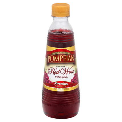 Pompeian Red Wine Vinegar - 16 FZ 12 Pack