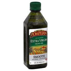 Pompeian Smooth Extra Virgin Olive Oil - 16 FZ 12 Pack