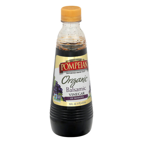 Pompeian Organic Balsamic Vinegar - 16 FZ 6 Pack