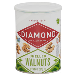 Diamond Shelled Walnuts - 14 OZ 12 Pack