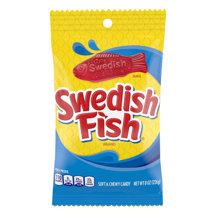 Swedish Fish Candy Gummies - 8 OZ 12 Pack