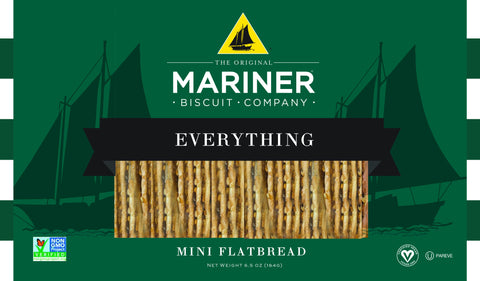 Venus Wafers Mariner Everything Mini Flatbreads - 6.5 OZ 12 Pack