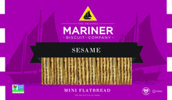 Venus Wafers Mariner Sesame Mini Flatbreads - 6.5 OZ 12 Pack