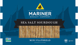 Venus Wafers Mariner Sea Salt Sourdough Mini Flatbreads - 6.5 OZ 12 Pack