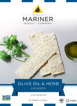 Venus Wafers Mariner Olive Oil & Herb - 5 OZ 12 Pack