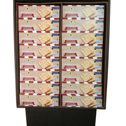 Venus Wafers Mariner Stoned Wheat Original Crackers Shipper Display - 8.8 OZ 48 Pack