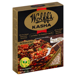 Wolff's Kasha Medium Roasted Buckwheat - 13 OZ 6 Pack