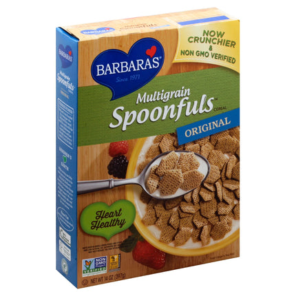 Barbara's Shredded Multigrain Spoonful Cereal - 14 OZ 12 Pack