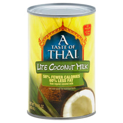 Taste Of Thai Lite Milk Coconut - 13.5 FZ 12 Pack