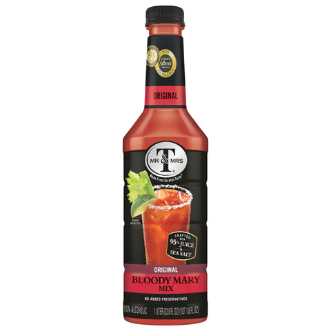 Mr. & Mrs. T Original Bloody Mary Mix - 33.8 FZ 6 Pack