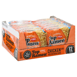 Top Ramen Soup Chicken - 3 OZ Packages 12 Pack