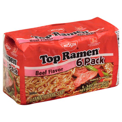 Top Ramen Soup Beef - 18 OZ 4 Pack (24 Total)